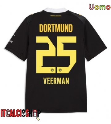 Borussia Dortmund Joey Veerman #25 Seconda Maglia 2026-27 Manica Corta